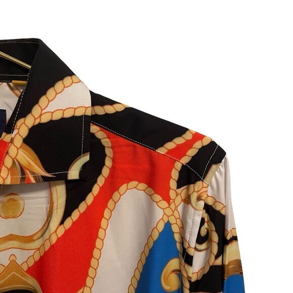 Suslo Couture Limited Edition Comfort Stretch Wrinkle Free Button-Down Shirt S - Picture 2 of 6